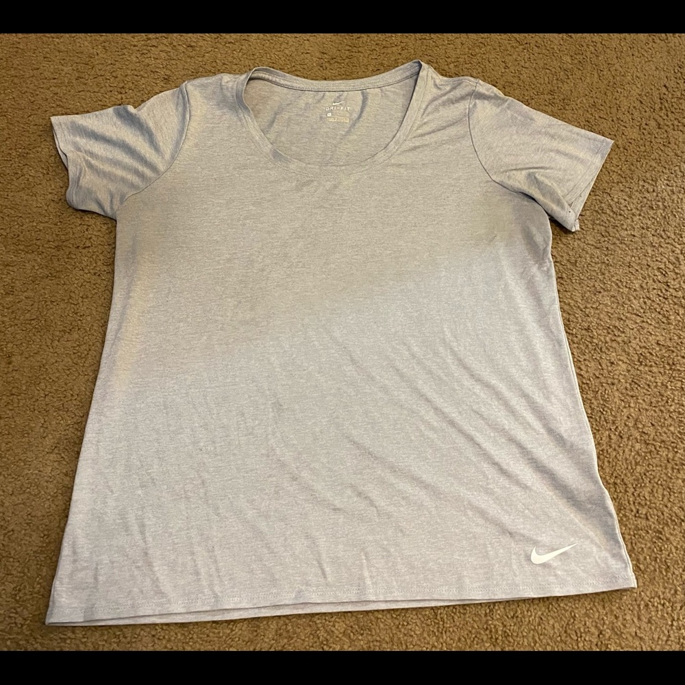 Light blue Nike dry fit t-shirt